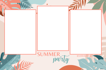 Orange Tropical Summer Party