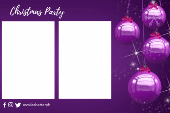 Christmas Party 2 photo Purple