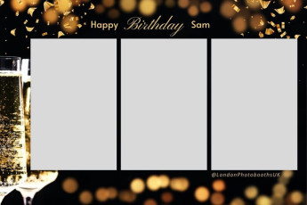 Birthday Champagne Photobooth