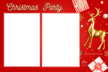 Red Reindeer Christmas Party
