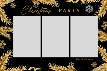 Black and Gold Christmas Party