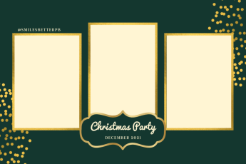 Green and Gold Christmas Party
