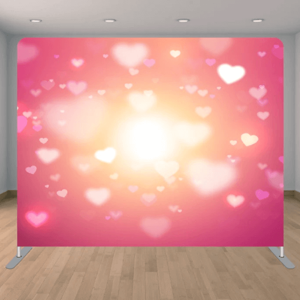Pink Heart Back drop