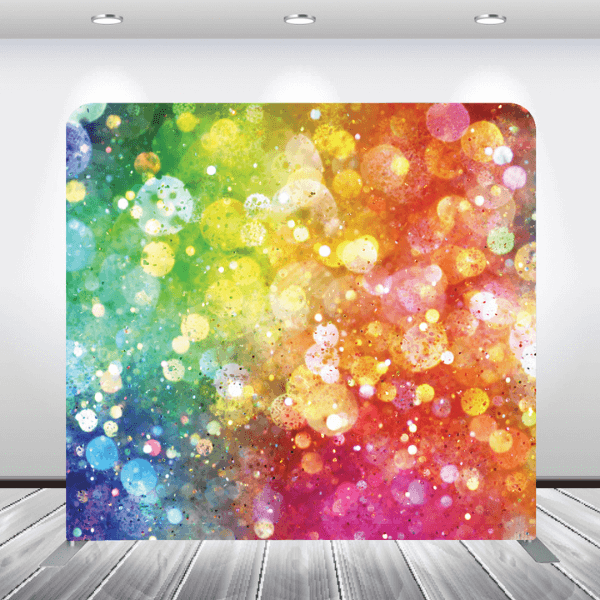Rainbow Bokeh Back drop