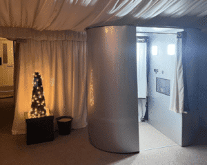 Traditional Photo Booth at Smeetham Hall Barn