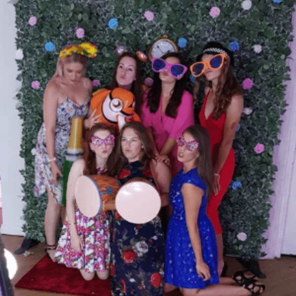 flower wall backdrop essex